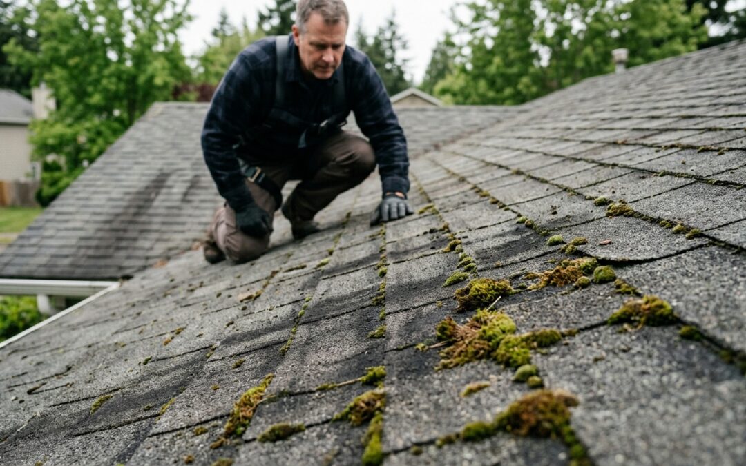 What Black Streaks and Moss on Your Roof Actually Mean